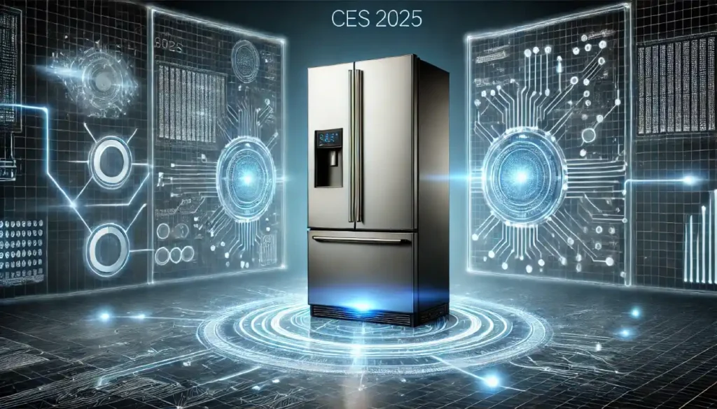 AI-powered refrigerator at CES 2025