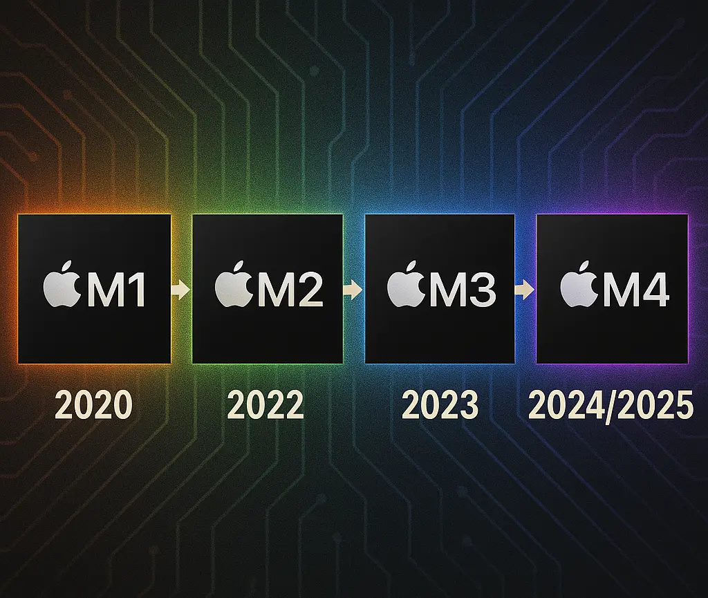M1 to M4: Apple's silicon evolution explained
