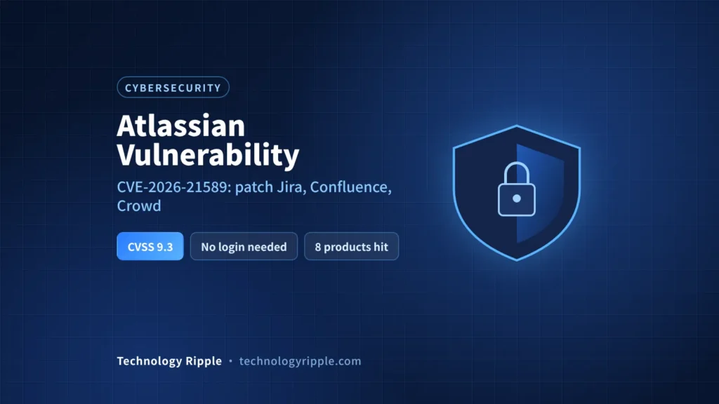 Atlassian vulnerability CVE-2026-21589 affecting self-hosted Jira and Confluence Data Center