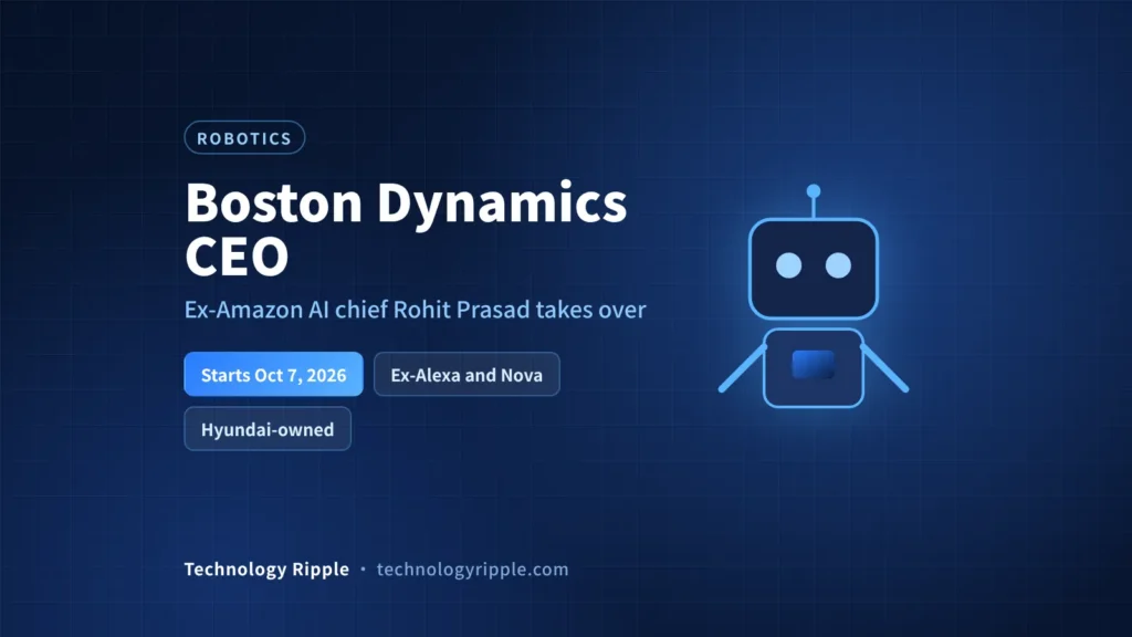 New Boston Dynamics CEO Rohit Prasad takes over as the electric Atlas humanoid rolls out