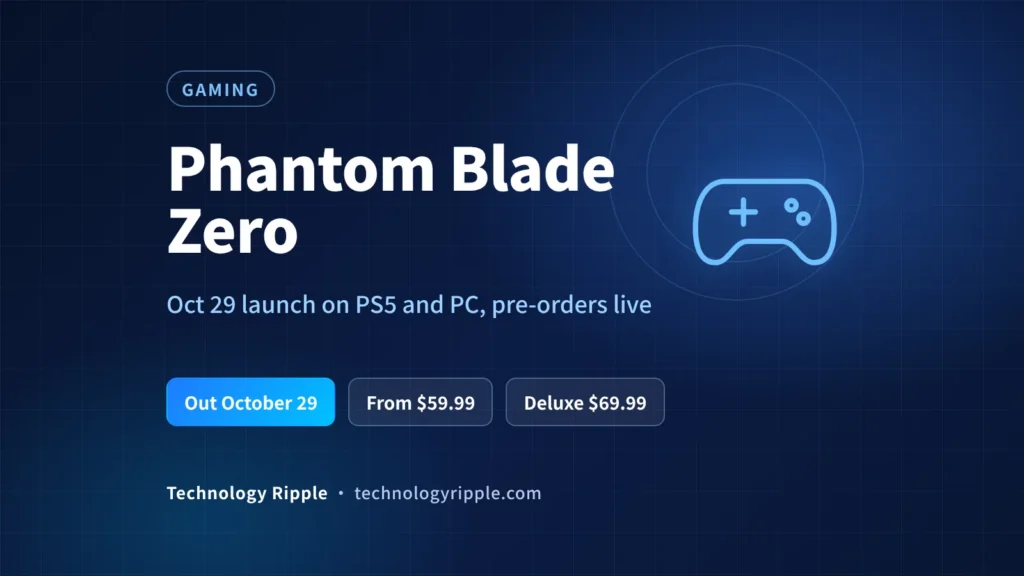 Phantom Blade Zero: Release Date, Price, Editions & PC Specs Phantom Blade Zero release date, price and editions for PS5 and PC
